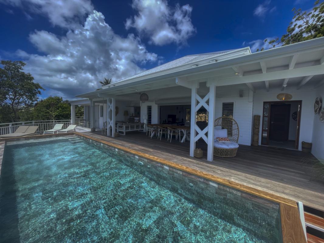 2.Location villa piscine vue mer Saint François Guadeloupe_Vue mer